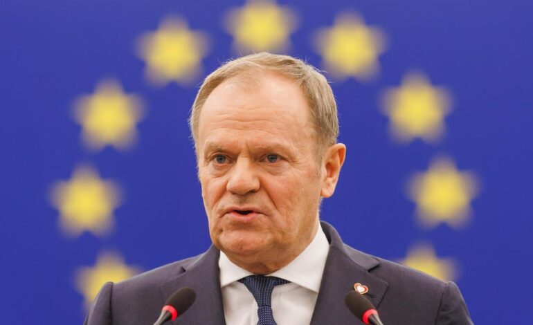 Tusk llama al rearme de Europa «para sobrevivir» y carga contra la política migratoria y medioambiental de la UE