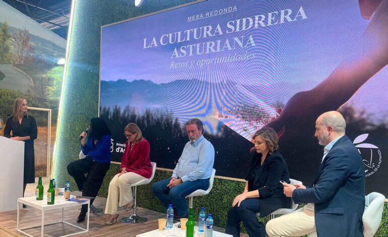 SIDRA FITUR 2025 | “Es momento de soñar y superar el pesimismo”, anima Vanesa Gutiérrez en Fitur tras el reconocimiento a la sidra