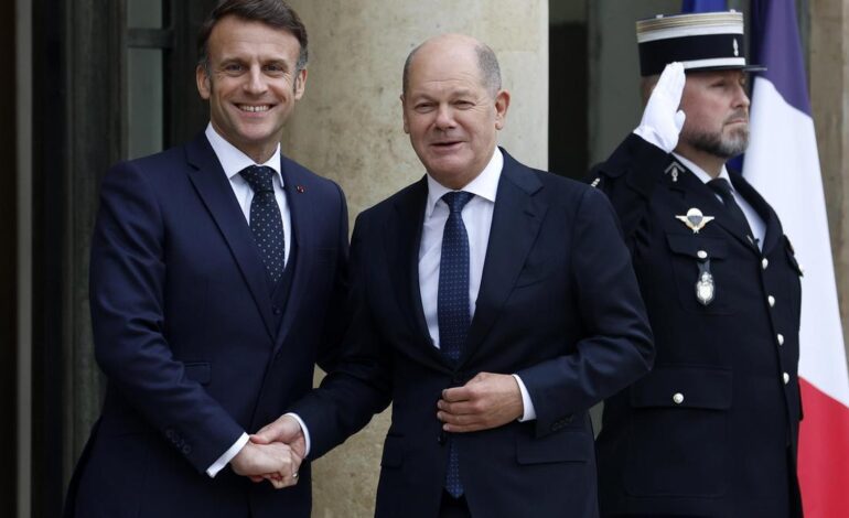 Macron y Scholz reclaman una Europa «unida, fuerte y soberana» frente a Trump