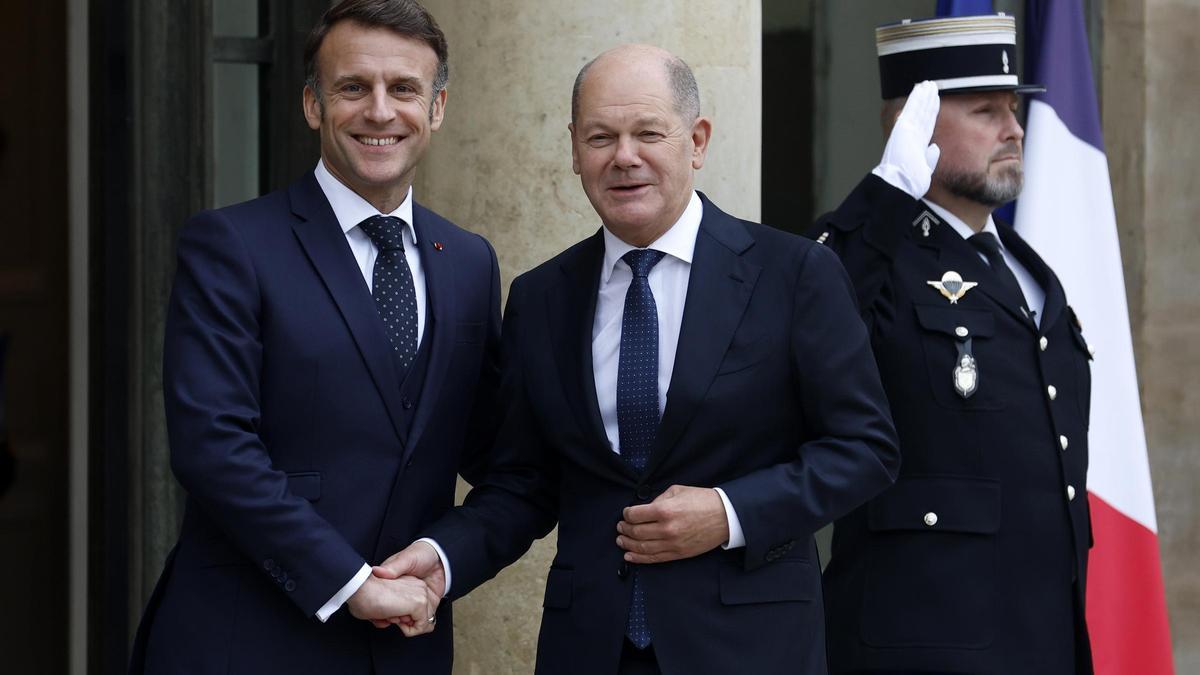 Macron y Scholz reclaman una Europa «unida, fuerte y soberana» frente a Trump