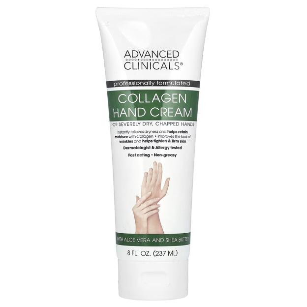 Crema de manos con colágeno de Advanced Clinicals. 