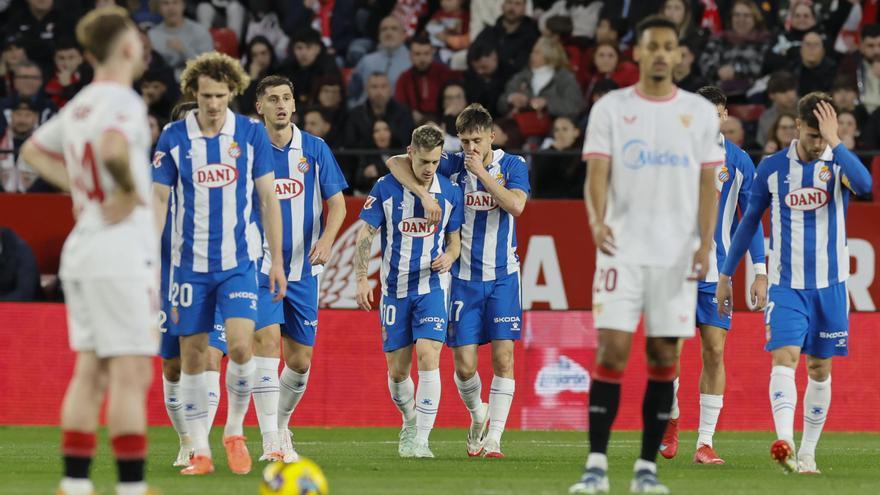 El 0-1 del Espanyol en el Sevilla 1-1 Espanyol de la jornada 21 de LaLiga EA Sports