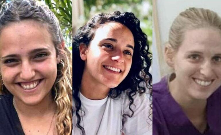 Romi, Emily y Doran, las primeras tres rehenes que Hamás liberará tras 15 meses de secuestro