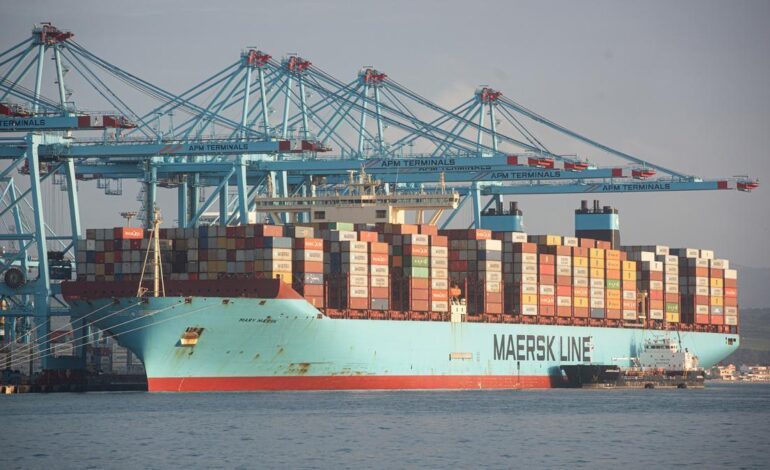 Maersk aumenta escalas en Marruecos y pone en alerta a Algeciras y Valencia