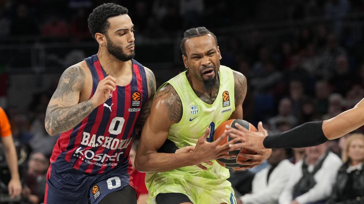 Forrest descarrila a un Barça frágil en la última jugada y da la victoria al Baskonia