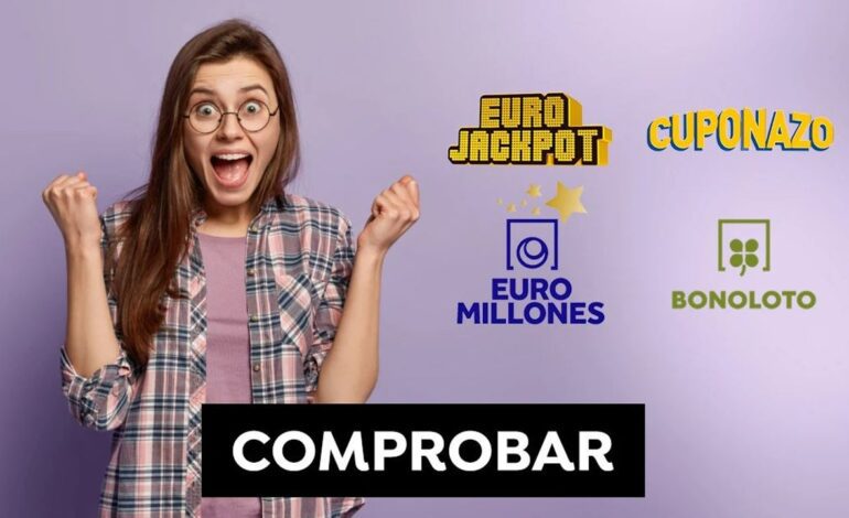 Dónde ha caído el bote de 56 millones de euros de Eurojackpot y los premios de Bonoloto, Euromillones, ONCE de hoy, viernes 3 de enero