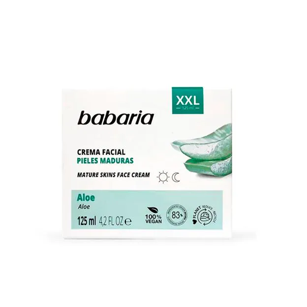 Crema facial para pieles maduras de Babaria.