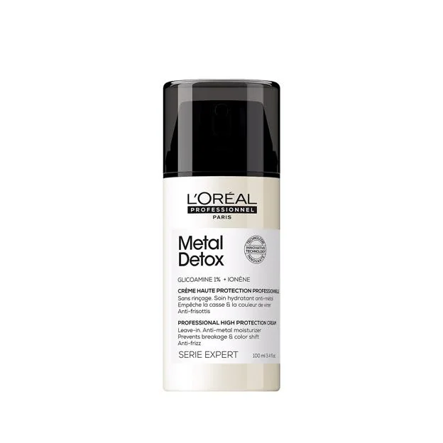 Tratamiento sin aclarado Metal Detox de L'Oréal Paris.