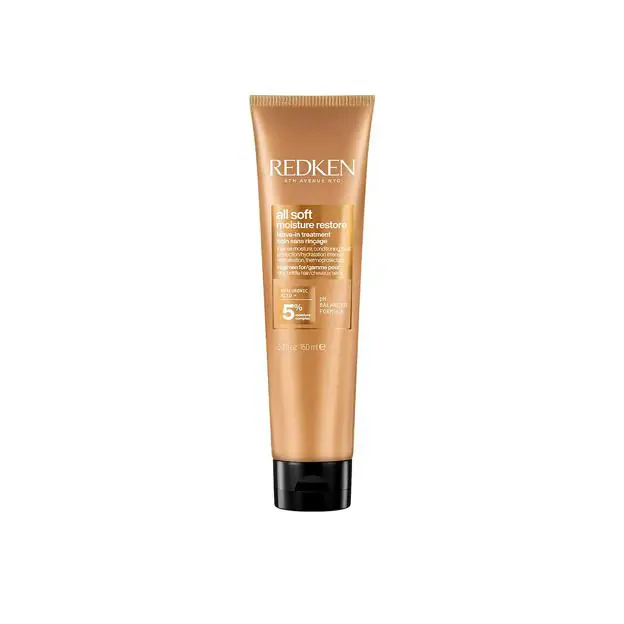 Tratamiento ALL SOFT sin enjuague para restaurar la humedad de Redken.