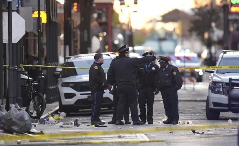 Al menos 10 muertos y 30 heridos en un atropello masivo en las celebraciones de año nuevo en Nueva Orleans