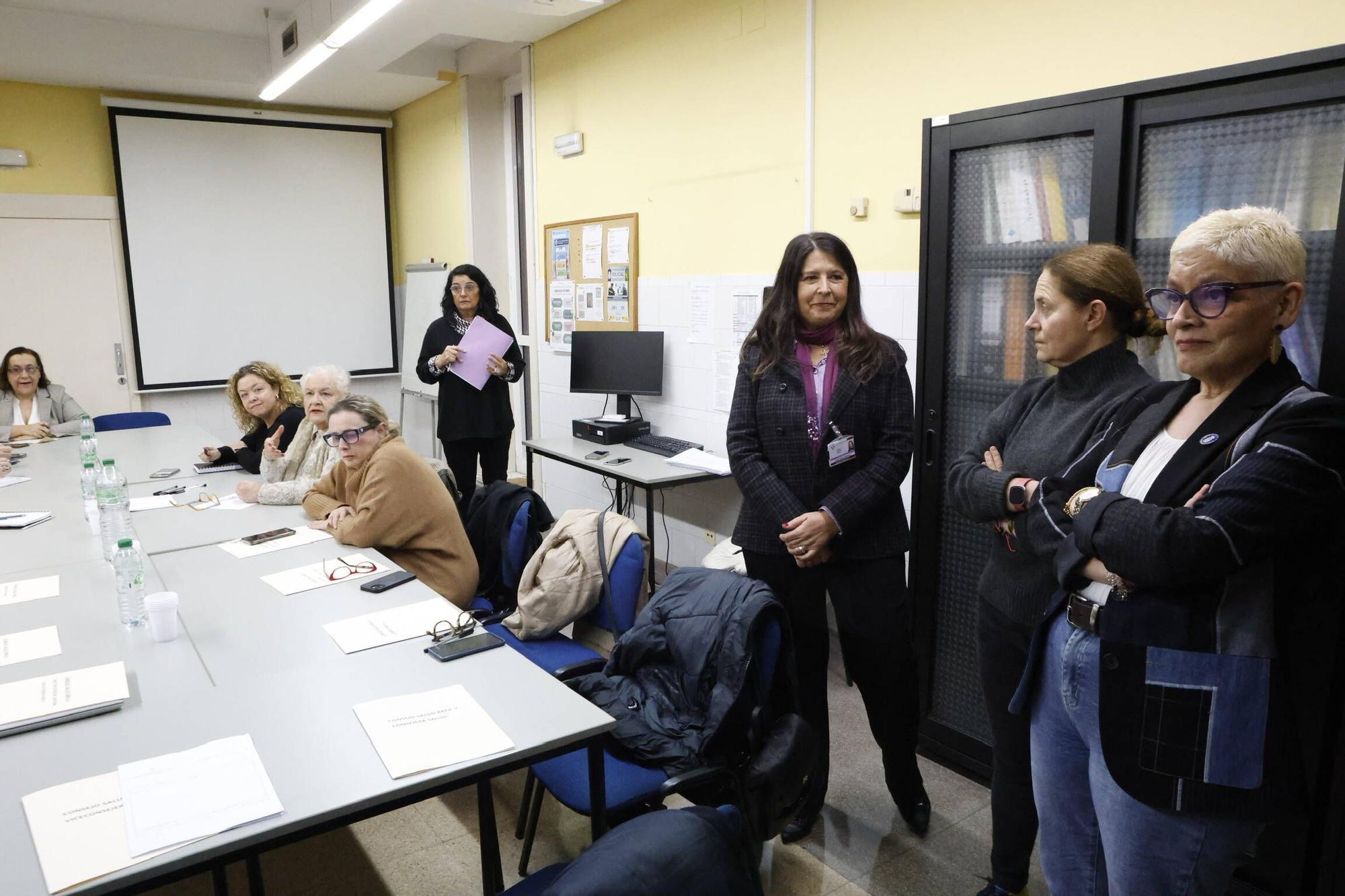 El Consejo de Salud celebrado en Gijón después del paro de la expansión de Cabueñes, en imágenes