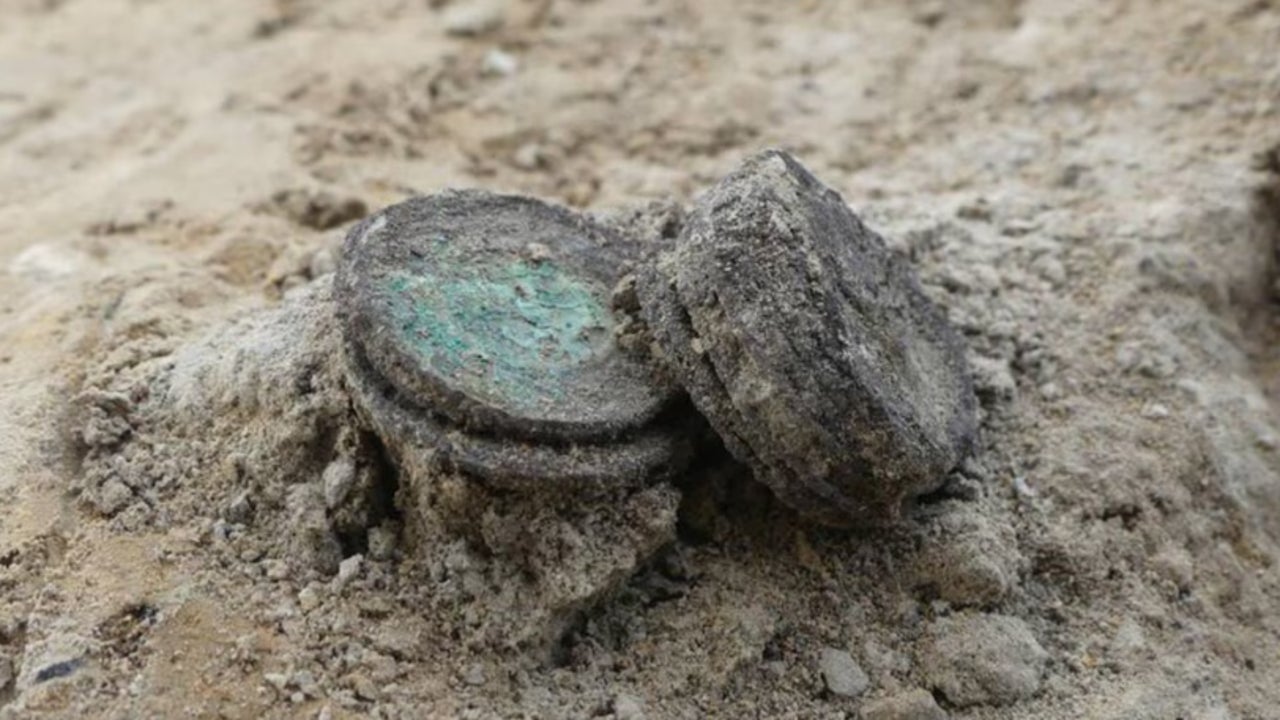 piezas romanas, vikingas y de la Edad del Bronce