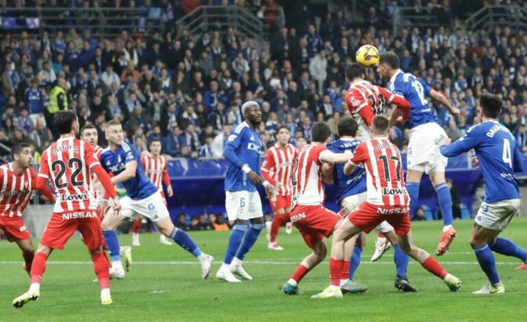 empate en un accidentado derbi asturiano (1-1)