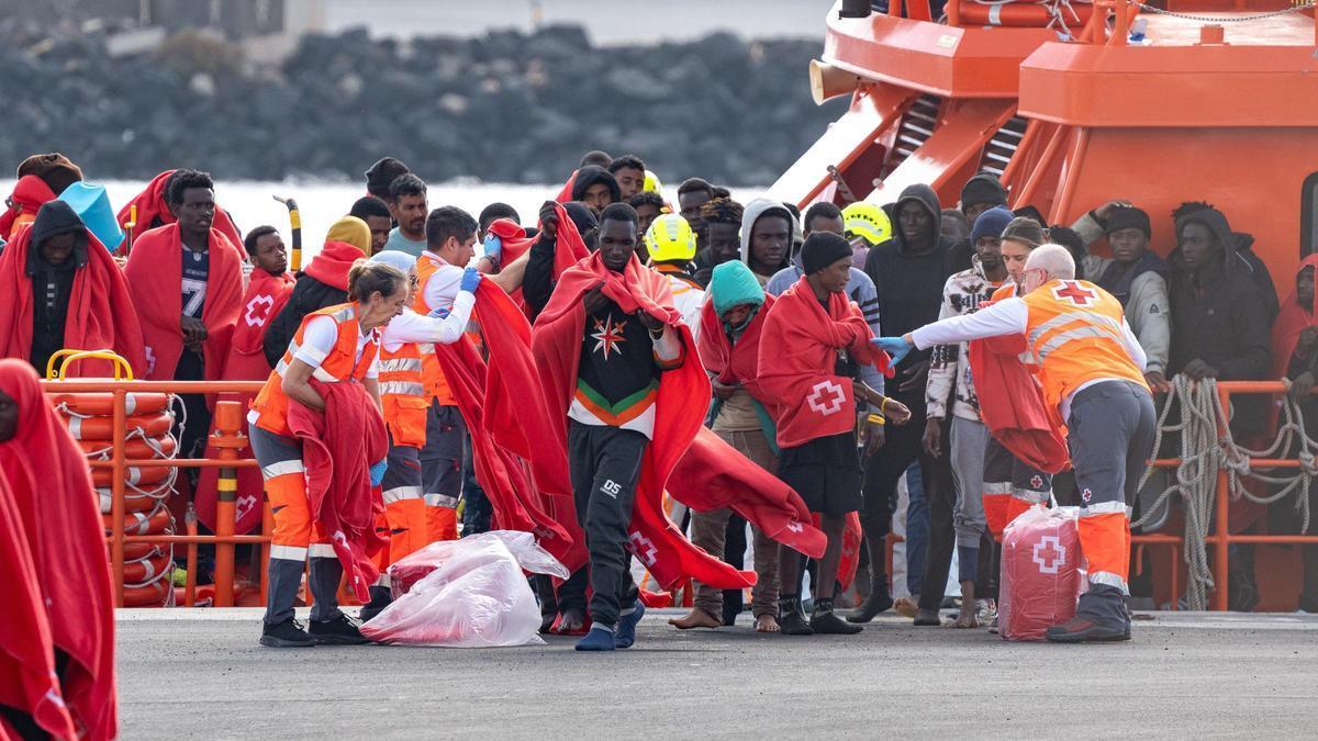 Canarias solo recibe 8 de cada 100 euros de la UE para atender a 73 de cada 100 migrantes que llegan a España