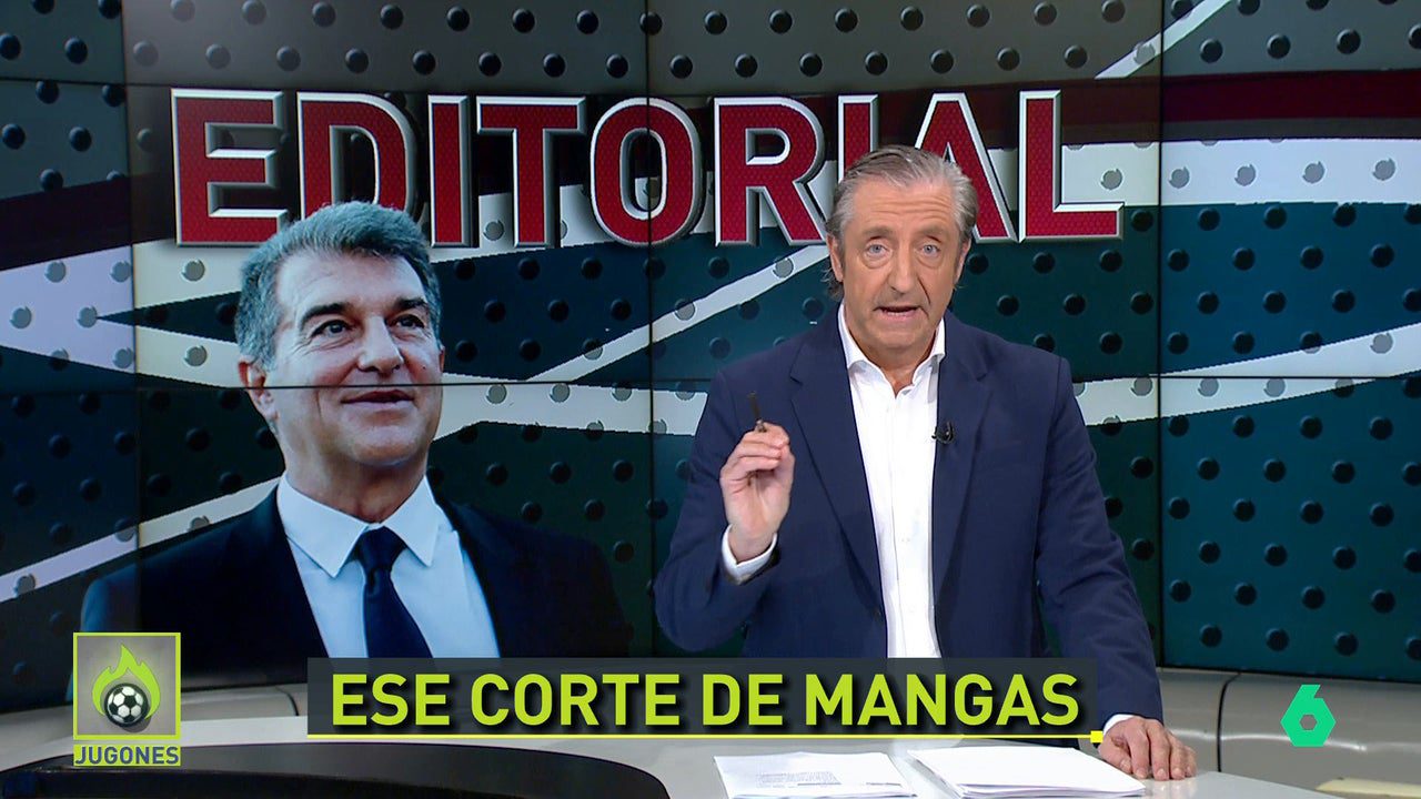 La tajante opinión de Josep Pedrerol sobre el corte de mangas de Joan Laporta