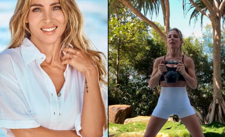 La rutina de ejercicios de Elsa Pataky con Kettlebells (pesas rusas) para lucir tipazo