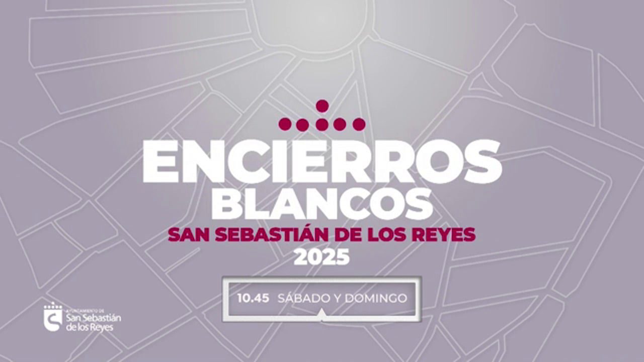 Los Encierros Blancos de San Sebastián de los Reyes, en directo este fin de semana en Antena 3