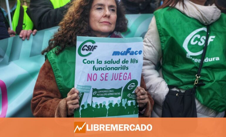 CSIF promoverá acciones legales contra el Gobierno por la destrucción de Muface