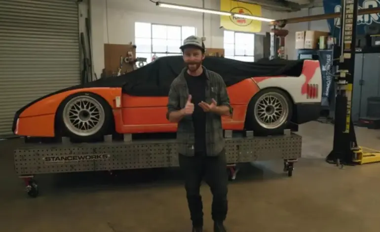 El YouTuber que se ha propuesto construir un ‘Frankenstein’ con un impresionante Ferrari F40