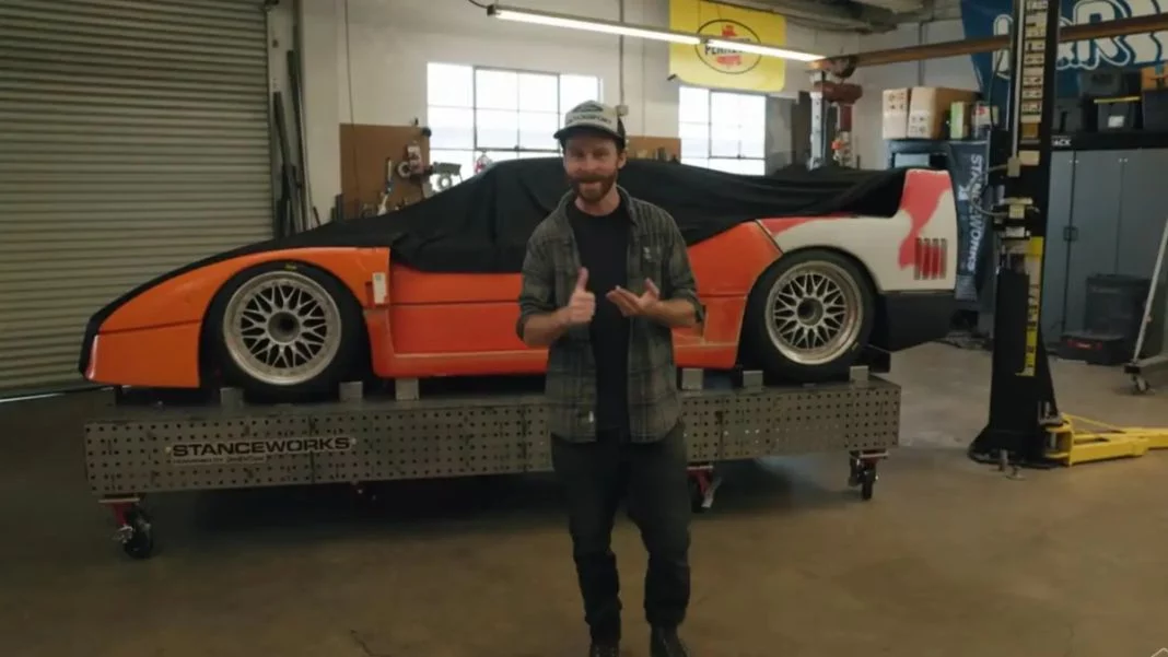 El YouTuber que se ha propuesto construir un ‘Frankenstein’ con un impresionante Ferrari F40