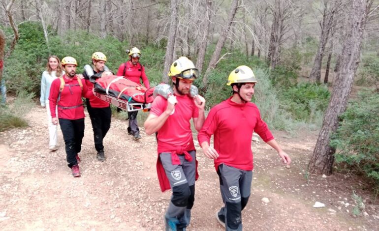 Rescatan a una excursionista herida en el camino de la Trapa (Mallorca)