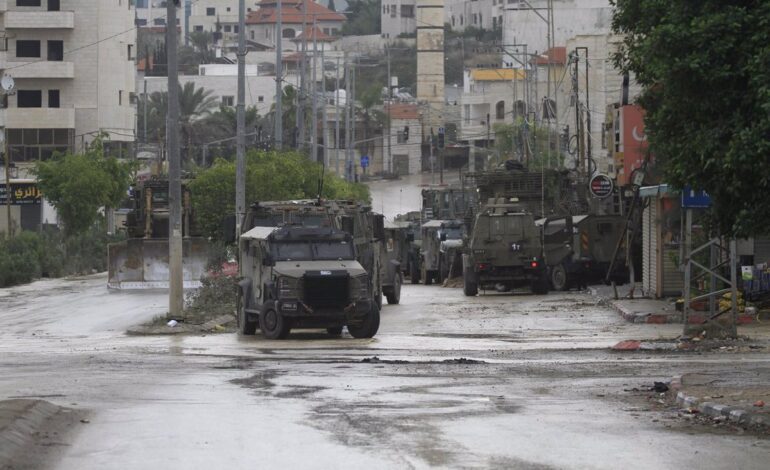 El Ejército de Israel ataca a «un escuadrón terrorista armado» en Tamún (Cisjordania)