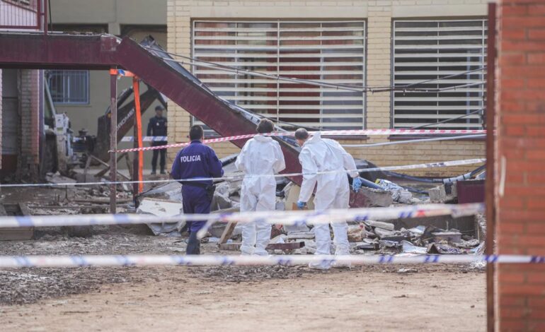 Dos detenidos por el accidente en el que murió un trabajador en un colegio de Massanassa (Valencia) tras la dana