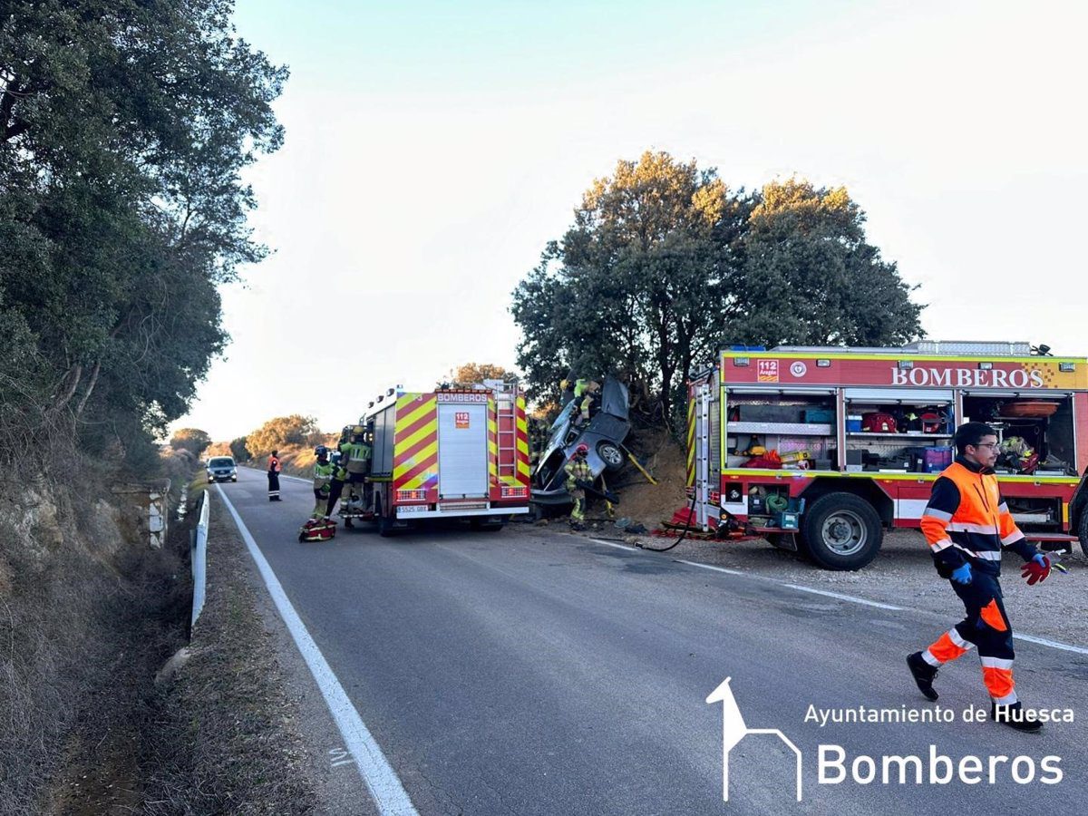 Fallece una persona en un accidente de tráfico ocurrido en la carretera A-131 en Sesa (Huesca)