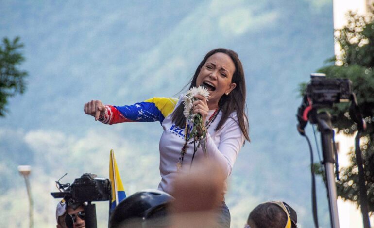 Machado agradece su apoyo al presidente salvadoreño y a la jefa de la diplomacia europea