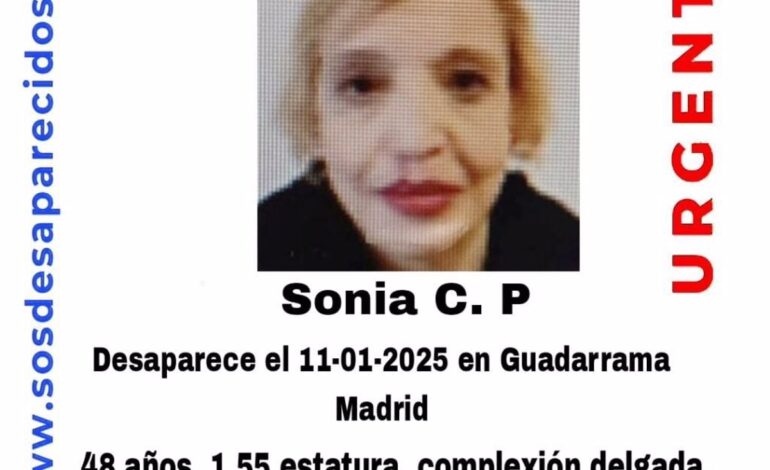 Buscan a una mujer de 48 años desaparecida el sábado en Guadarrama