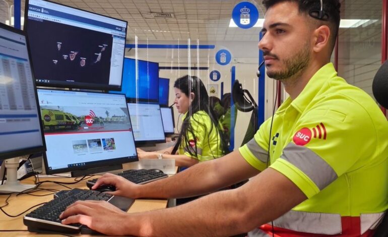 Una ciclista herida moderada al colisionar con un turismo en la GC-60, a la zona de Arteara (Gran Canaria)