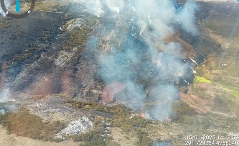 Extinguido el incendio declarado en Cabrillanes (León) tras calcinar 15 hectáreas