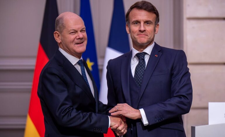 Scholz y Macron apelan a la fortaleza y unidad de Europa en un frente común ante la vuelta de Trump