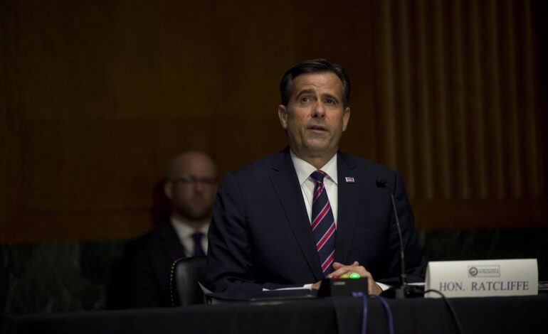 El Senado de EEUU aprueba el nombramiento de John Ratcliffe como director de la CIA