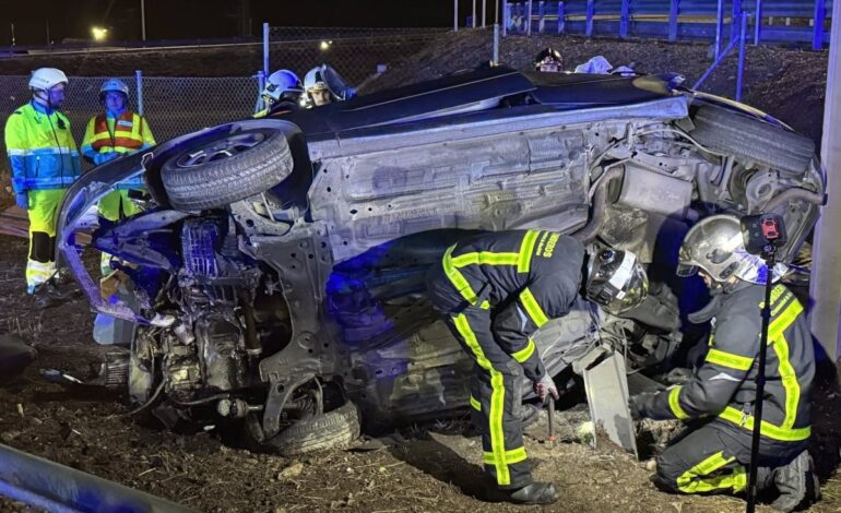 Muere una joven de 15 años al salirse de la vía el coche en el que viajaba en la A2 en Alcalá de Henares