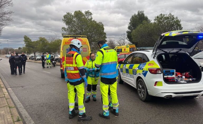 Muere un joven de 26 años tras sufrir un accidente de moto en Coslada y su acompañante resulta herida grave