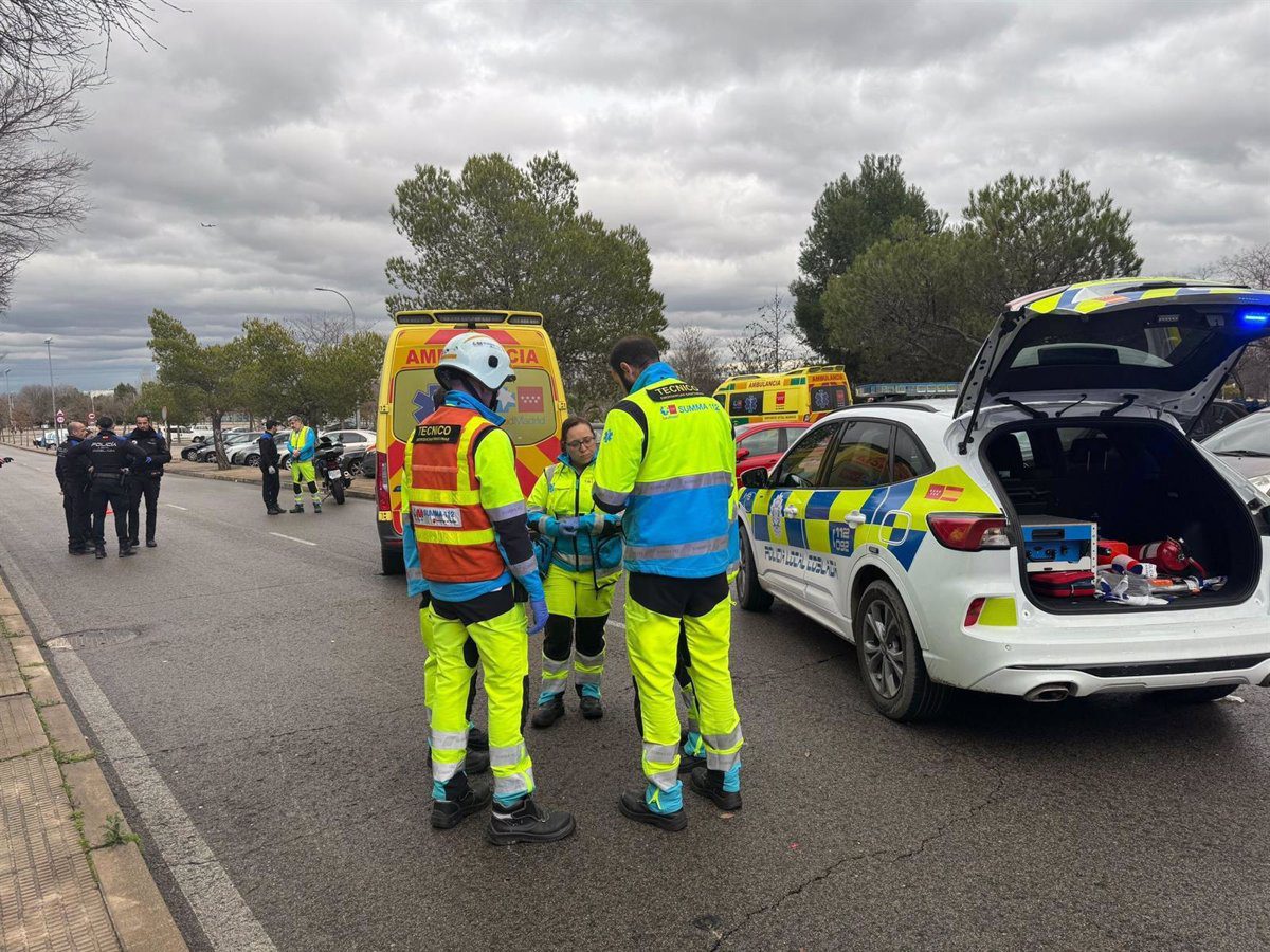 Muere un joven de 26 años tras sufrir un accidente de moto en Coslada y su acompañante resulta herida grave