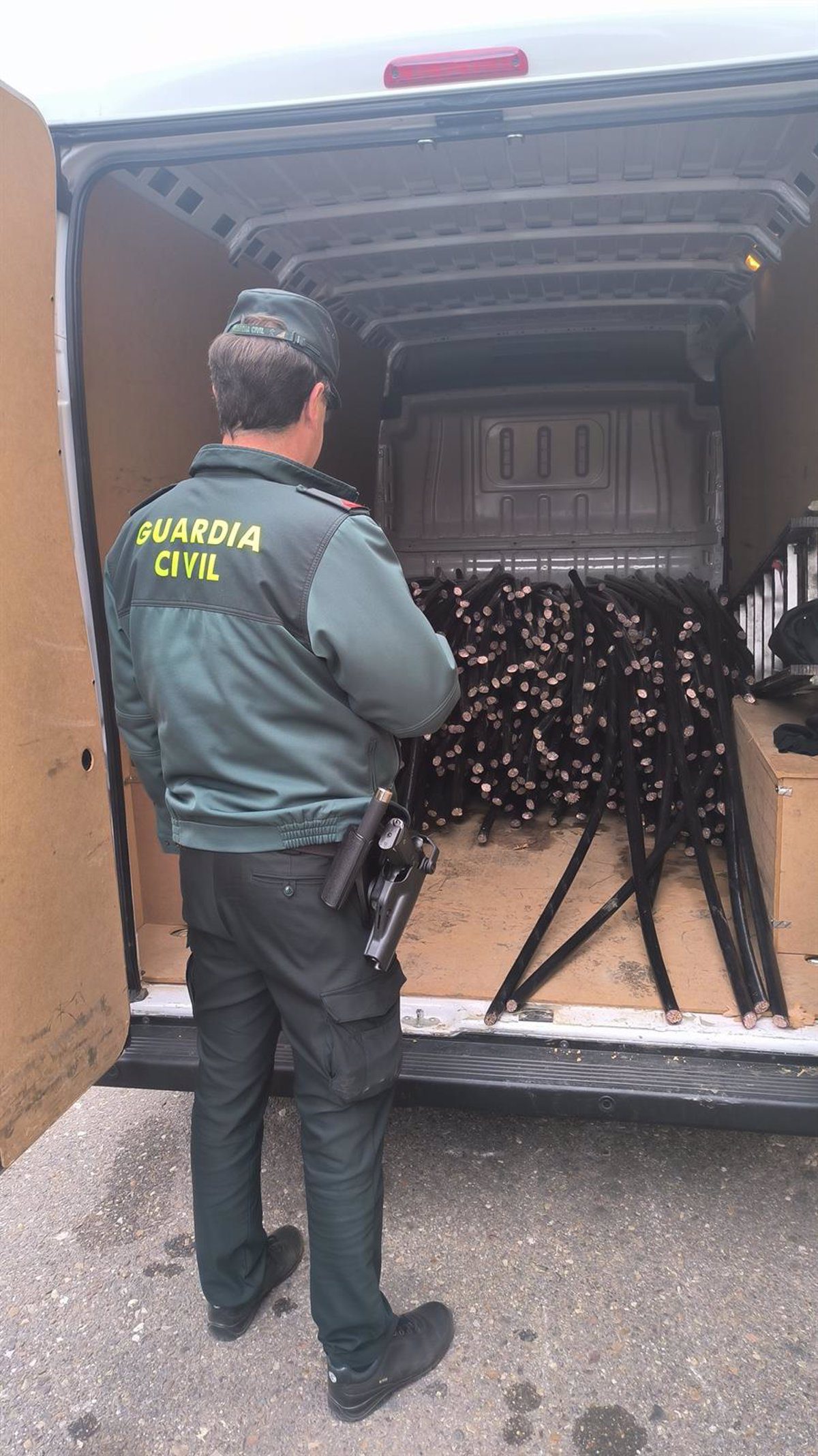 Siete detenidos en Córdoba tras robar 4.800 kilos de cable de cobre en Zamora y Salamanca