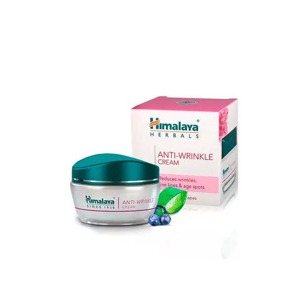 Crema facial antiarrugas Himalaya.