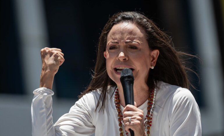 María Corina Machado denuncia el secuestro de más de 30 personas por las fuerzas represoras de Maduro