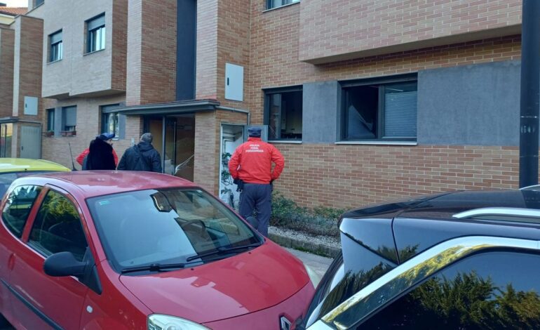 Registrada una fuerte explosión en un edificio de Noáin por una fuga de gas