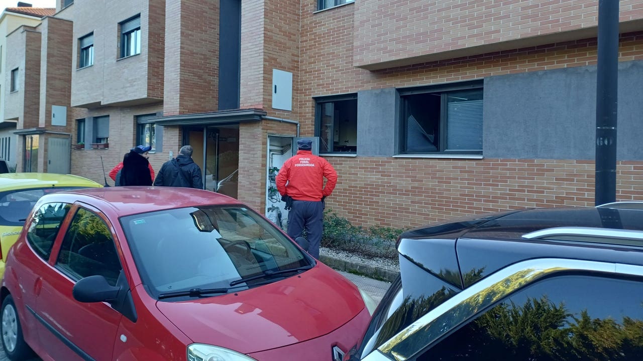 Registrada una fuerte explosión en un edificio de Noáin por una fuga de gas