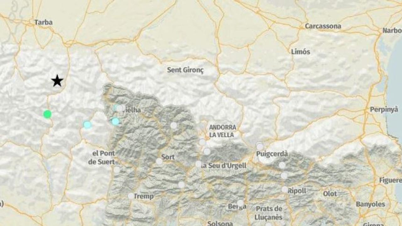 Un terremoto de magnitud 3,6 sacude los Pirineos con epicentro cerca del Vall d’Aran, Lleida