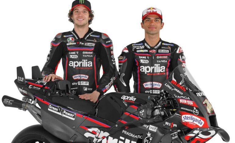 Aprilia presenta la moto de Jorge Martín para 2025 y ya no hay duda: ¡Llevará el ‘1’!