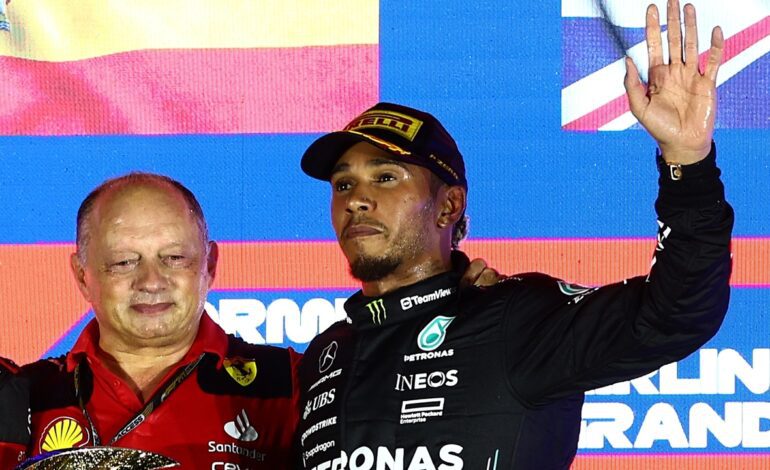 La reflexión de Ferrari sobre el primer test de Hamilton: «Fue una sensación…»