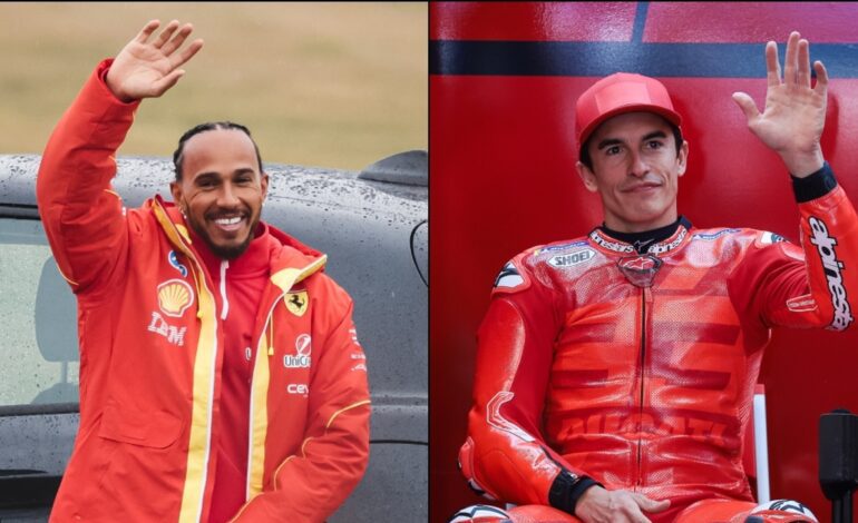 Bagnaia compara la llegada de Márquez a Ducati…¡con la de Hamilton a Ferrari!