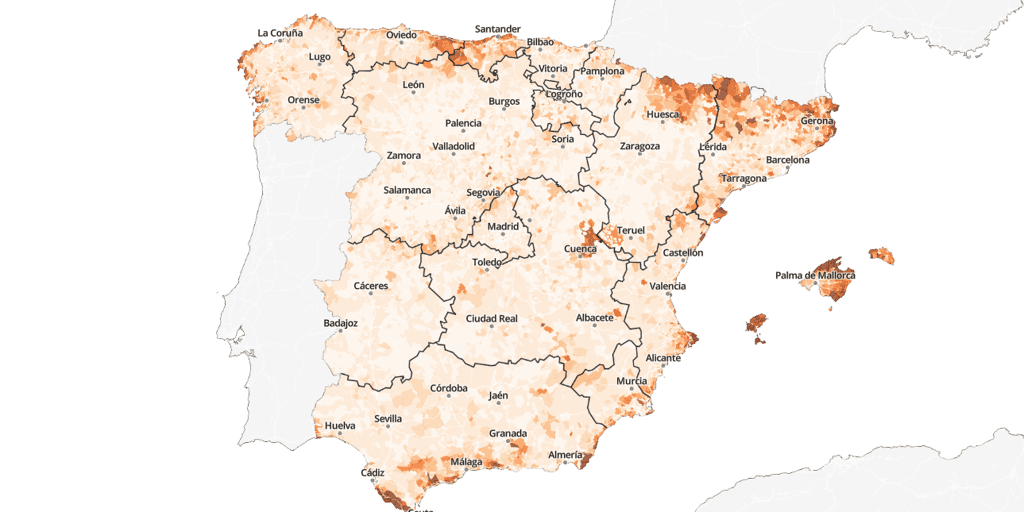 ¿Cuántas viviendas turísticas hay en tu calle? Descúbrelo en este mapa