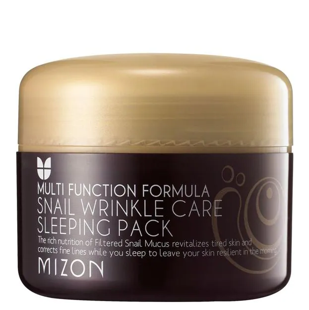 Mascarilla para dormir Mizon Snail Wrinkle Care. Precio: 26,99 euros