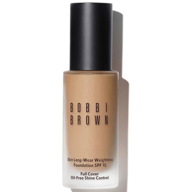 Base de maquillaje ligera de larga duración Bobbi Brown Skin SPF 15.