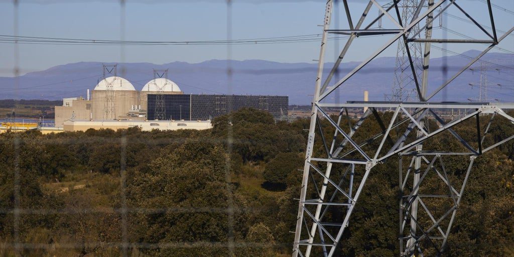 Manifestación en Almaraz para mantener la central nuclear que el Gobierno insiste en cerrar